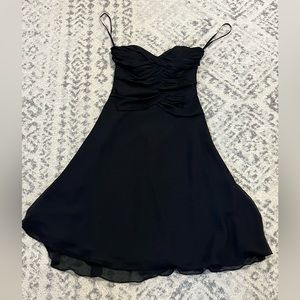 Black cocktail dress